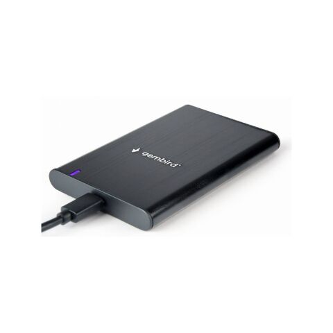 Карман внешний Gembird 2.5" USB3.1 alum black (EE2-U3S-6) - Аксессуары к HDD  - Аксессуары к HDD 