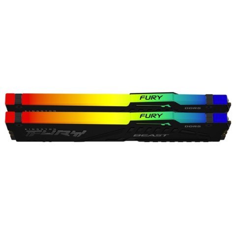 Модуль памяти для компьютера DDR5 32GB (2x16GB) 6800 MHz Beast RGB EXPO Kingston Fury (ex.HyperX) (KF568C34BBEAK2-32) - Нулевой остаток (Feed)  - Нулевой остаток (Feed)