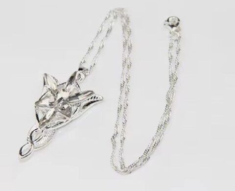 Медальйон Володар кілець Арвен Вечірня зірка LOTR Arwen Evenstar Necklace - -