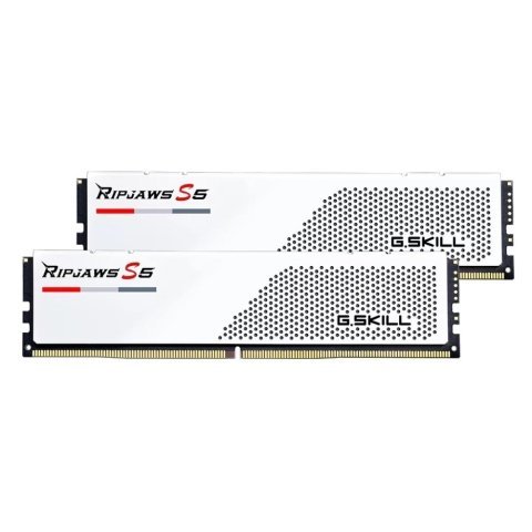 Модуль памяти для компьютера DDR5 32GB (2x16GB) 6000 MHz Ripjaws S5 G.Skill (F5-6000J3040F16GX2-RS5W) - Нулевой остаток (Feed)  - Нулевой остаток (Feed)