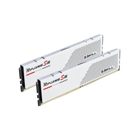 Модуль памяти для компьютера DDR5 32GB (2x16GB) 6000 MHz Ripjaws S5 G.Skill (F5-6000J3040F16GX2-RS5W) - Нулевой остаток (Feed)  - Нулевой остаток (Feed)