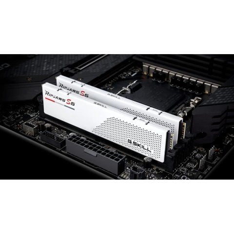 Модуль памяти для компьютера DDR5 32GB (2x16GB) 6000 MHz Ripjaws S5 G.Skill (F5-6000J3040F16GX2-RS5W) - Нулевой остаток (Feed)  - Нулевой остаток (Feed)