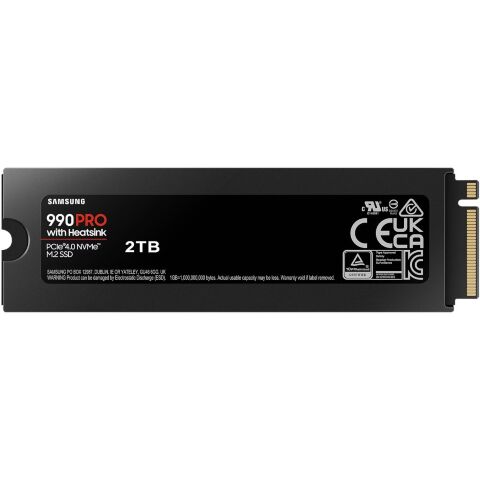 Накопитель SSD M.2 2280 2TB 990 PRO with Heatsink Samsung (MZ-V9P2T0CW) - Внутренние SSD  - Внутренние SSD 