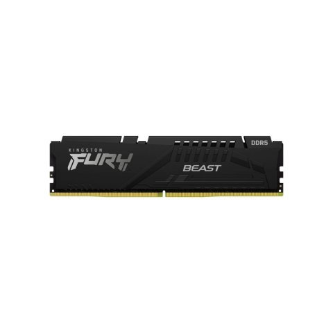 Модуль памяти для компьютера DDR5 16GB 5200 MHz Beast Black Kingston Fury (ex.HyperX) (KF552C40BB-16) - Нулевой остаток (Feed)  - Нулевой остаток (Feed)