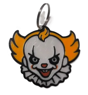 Брелок Pennywise IT Keychain ABS пластик Пенівайз Воно 7 см.