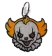 Брелок Pennywise IT Keychain ABS пластик Пенівайз Воно 7 см. -   -  