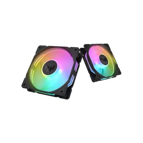 Кулер для корпуса ASUS TUF Gaming TR120 ARGB Reverse Triple Pack Black (90DA00D0-B09020) - Вентиляторы к корпусам  - Вентиляторы к корпусам 