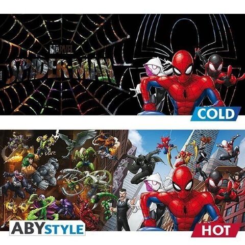 Чашка хамелеон Abystyle MARVEL Spider-Man Multiverse Ceramic Mug кухоль Людина-павук 460 мл -   -  