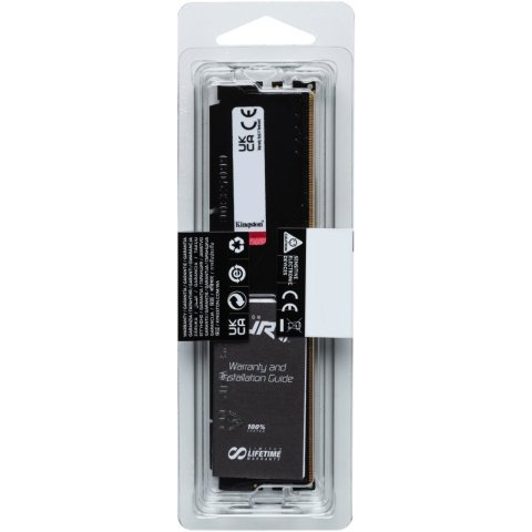 Модуль памяти для компьютера DDR5 32GB 6000 MHz Beast Black Kingston Fury (ex.HyperX) (KF560C40BB-32) - Нулевой остаток (Feed)  - Нулевой остаток (Feed)