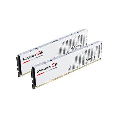 Модуль памяти для компьютера DDR5 32GB (2x16GB) 6000 MHz Ripjaws S5 White G.Skill (F5-6000J3238F16GX2-RS5W) - Нулевой остаток (Feed) - Нулевой остаток (Feed)