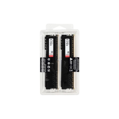 Модуль памяти для компьютера DDR4 64GB (2x32GB) 3200 MHz Fury Beast Black Kingston Fury (ex.HyperX) (KF432C16BBK2/64) - Нулевой остаток (Feed)  - Нулевой остаток (Feed)
