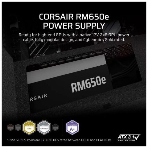 Блок питания Corsair 650W RM650e (CP-9020302-EU) - Блоки питания  - Блоки питания 