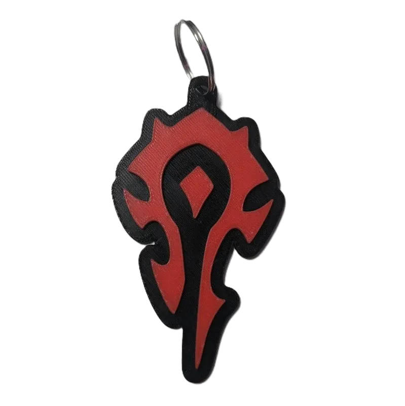 Брелок Warcraft Horde Keychain ABS пластик Варкрафт Орда 9 см.