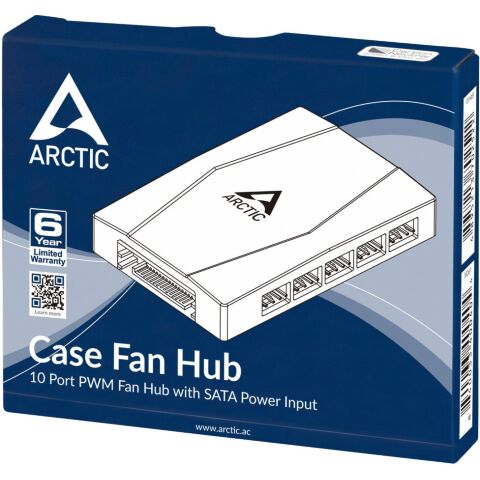 Контроллер вентилятора Arctic CASE FAN HUB (ACFAN00175A) - Многофункциональные панели  - Многофункциональные панели 