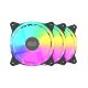 Кулер для корпуса PcCooler F3 T120 ARGB BK 3IN1 - Вентиляторы к корпусам  - Вентиляторы к корпусам 