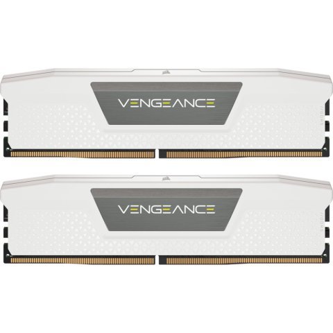 Модуль памяти для компьютера DDR5 32GB (2x16GB) 5200 MHzVengeance White Corsair (CMK32GX5M2B5200C40W) - Нулевой остаток (Feed)  - Нулевой остаток (Feed)