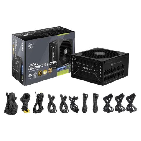 Блок питания MSI 1000W MAG A1000GLS PCIE5 (MAG A1000GLS PCIE5) - Нулевой остаток (Feed)  - Нулевой остаток (Feed) 
