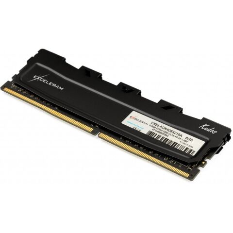 Модуль памяти для компьютера DDR4 8GB 3200 MHz Kudos Black eXceleram (EKBLACK4083216A) - Модули памяти для компьютера  - Модули памяти для компьютера 
