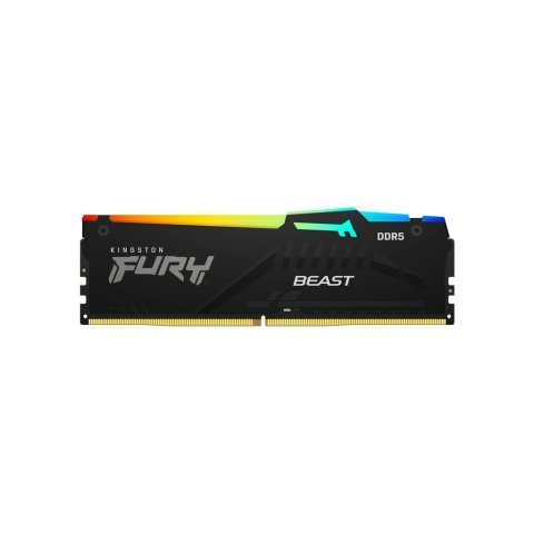 Модуль памяти для компьютера DDR5 128GB (2x64GB) 5600 MHz Beast RGB Kingston Fury (ex.HyperX) (KF556C36BBEAK2-128) - Нулевой остаток (Feed) - Нулевой остаток (Feed)