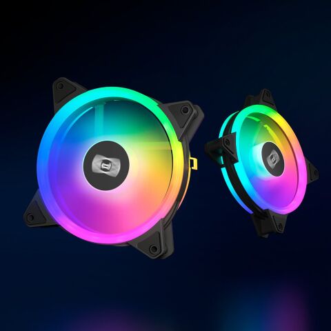 Кулер для корпуса PcCooler F3 T120 ARGB Black - Нулевой остаток (Feed)  - Нулевой остаток (Feed) 