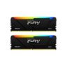 Модуль памяти для компьютера DDR4 32GB (2x16GB) 3200 MHz FURY Beast RGB Kingston Fury (ex.HyperX) (KF432C16BB2AK2/32)