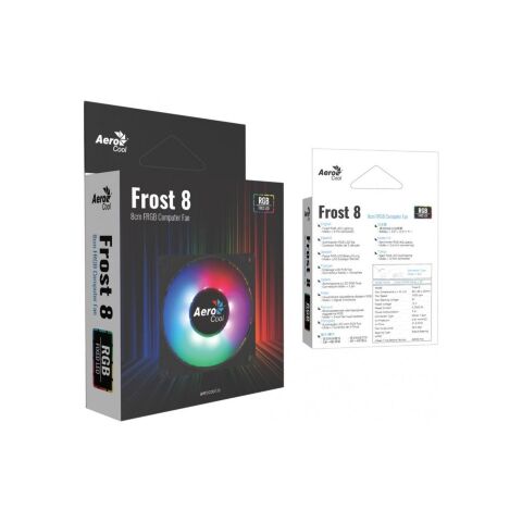 Кулер для корпуса AeroCool Frost 8 FRGB (ACF1-FS10117.11) - Нулевой остаток (Feed)  - Нулевой остаток (Feed) 