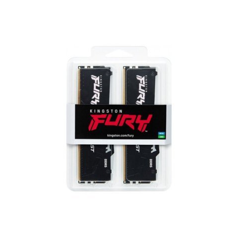 Модуль памяти для компьютера DDR5 32GB (2x16GB) 5200 MHz Beast RGB XMP Kingston Fury (ex.HyperX) (KF552C40BBAK2-32) - Нулевой остаток (Feed)  - Нулевой остаток (Feed)