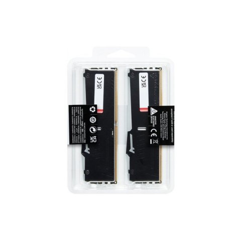 Модуль памяти для компьютера DDR5 32GB (2x16GB) 5200 MHz Beast RGB XMP Kingston Fury (ex.HyperX) (KF552C40BBAK2-32) - Нулевой остаток (Feed)  - Нулевой остаток (Feed)