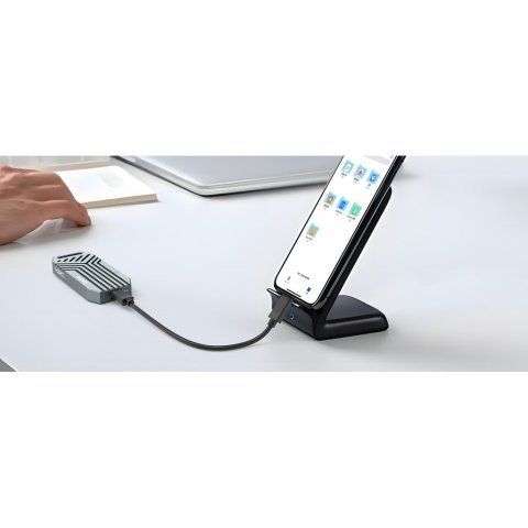 Карман внешний Maiwo M.2 SSD NVMe 2280 ч-з USB4.0 Type-C 40Gbps (K1695) - Нулевой остаток (Feed)  - Нулевой остаток (Feed) 