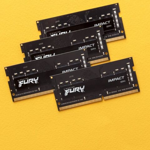 Модуль памяти для ноутбука SoDIMM DDR4 64GB (2x32GB) 3200 MHz Fury Impact Kingston Fury (ex.HyperX) (KF432S20IBK2/64) - Нулевой остаток (Feed)  - Нулевой остаток (Feed) 