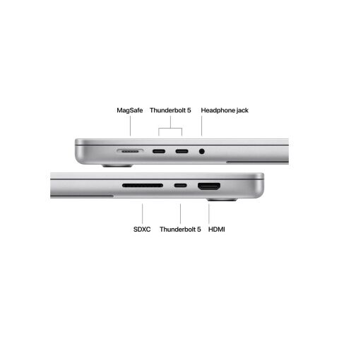 Ноутбук Apple MacBook Pro 16 A3428 M5 Pro Silver (MGE44UA/A) - Ноутбуки - Ноутбуки