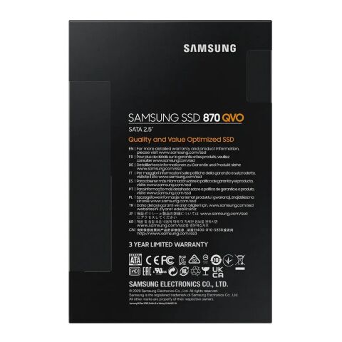 Накопитель SSD 2.5" 2TB 870 QVO Samsung (MZ-77Q2T0BW) - Нулевой остаток (Feed)  - Нулевой остаток (Feed) 