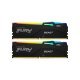 Модуль памяти для компьютера DDR5 128GB (2x64GB) 5600 MHz Beast RGB Kingston Fury (ex.HyperX) (KF556C40BBAK2-128) - Нулевой остаток (Feed)  - Нулевой остаток (Feed) 