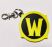 Брелок World of Warcraft Logo Keychain Варкрафт ABS пластик 6 см. -   -  