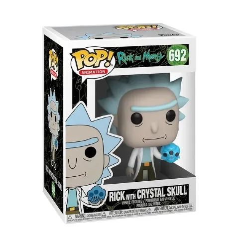 Фігурка Funko Rick and Morty: Rick with Crystal Skull фанко Рік і Морті та Кришталевий череп 692 -   -  