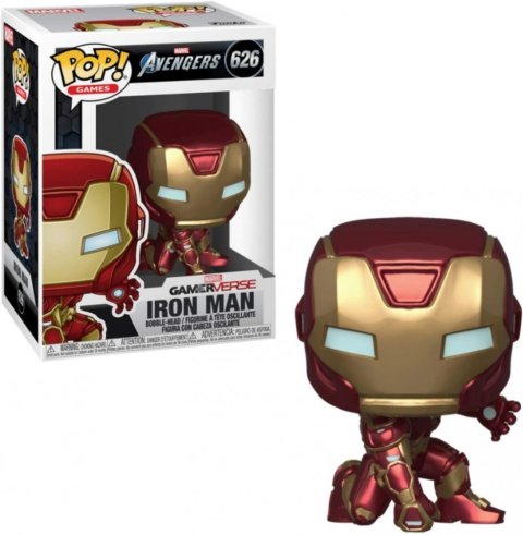 Фигурка Funko Marvel Avengers Game - Iron Man (Stark Tech Suit) Железный человек Фанко 626 -   -