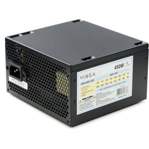 Блок питания Vinga 450W ОЕМ (VPS-450-120) - Блоки питания  - Блоки питания 