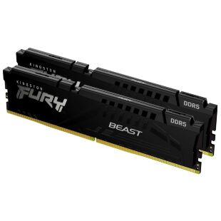 Модуль памяти для компьютера DDR5 64GB (2x32GB) 5600 MHz Beast EXPO Black Kingston Fury (ex.HyperX) (KF556C40BB2K2-64)