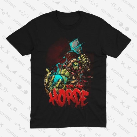 Футболка Morze World of Warcraft Horde Thrall T-Shirt Варкрафт Орда Тралл (размер L) -   -  