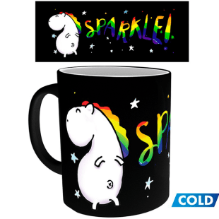 Чашка хамелеон Unicorn Sparkle Єдиноріг 320 мл