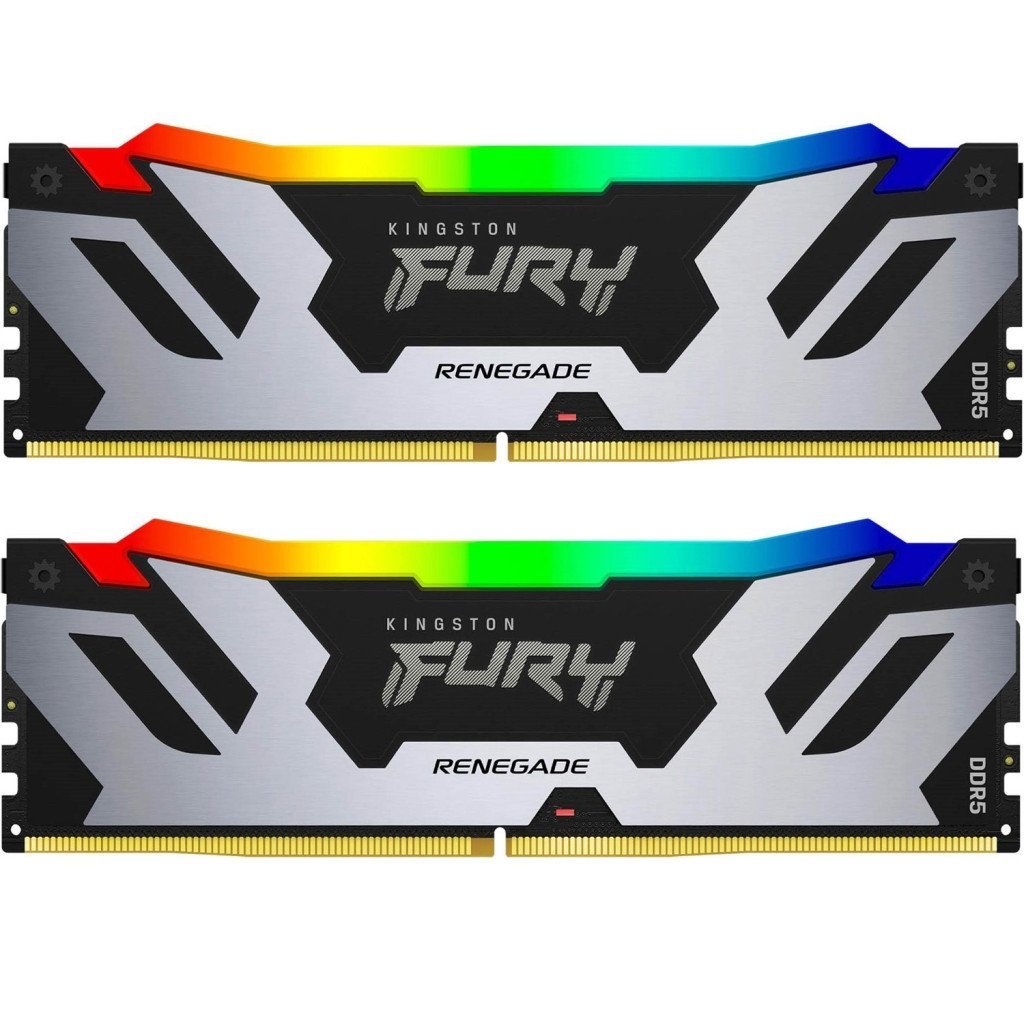 Модуль памяти для компьютера DDR5 32GB (2x16GB) 6800 MHz Renegade RGB XMP Kingston Fury (ex.HyperX) (KF568C36RSAK2-32)