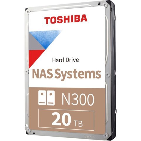 Жесткий диск 3.5" 20TB N300 Toshiba (HDWG62AUZSVA) - Нулевой остаток (Feed)  - Нулевой остаток (Feed) 