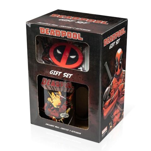 Подарочный набор Pyramid International Marvel: Deadpool Mug Set (чашка, подставка, брелок) -   -  