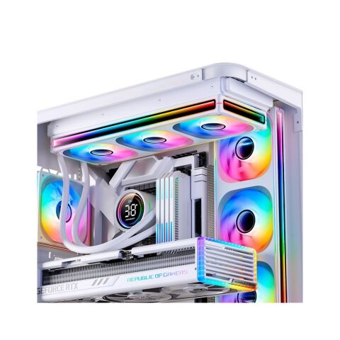 Кулер для корпуса JONSBO ZB-120WR White - Нулевой остаток (Feed)  - Нулевой остаток (Feed) 