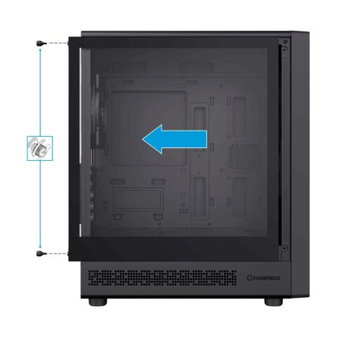 Корпус Gamemax Focus MB - Нулевой остаток (Feed)  - Нулевой остаток (Feed) 