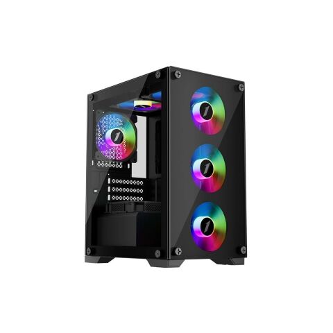 Корпус для ПК 1stPlayer X2-M-BK-4F1 - Нулевой остаток (Feed)  - Нулевой остаток (Feed) 