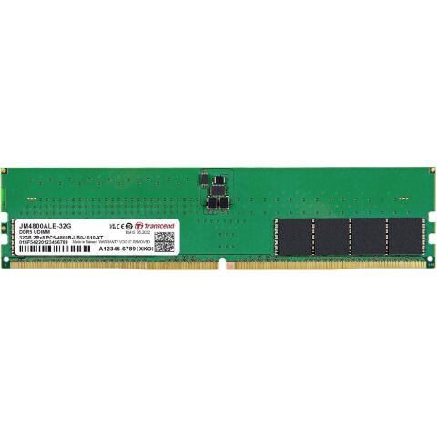 Модуль памяти для компьютера DDR5 32GB 4800 MHz JetRam Transcend (JM4800ALE-32G) - Модули памяти для компьютера  - Модули памяти для компьютера 