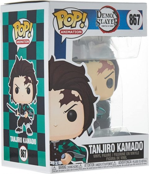 Фигурка Funko Demon Slayer Tanjiro Kamado Фанко Тандзиро Камадо Клинок, рассекающий демонов 867 -   -  