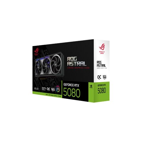 Видеокарта ASUS GeForce RTX5080 16GB ROG ASTRAL OC GAMING (ROG-ASTRAL-RTX5080-O16G-GAMING) - Видеокарты  - Видеокарты 