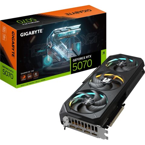 Видеокарта GIGABYTE GeForce RTX5070 12Gb GAMING OC (GV-N5070GAMING OC-12GD) - Видеокарты  - Видеокарты 